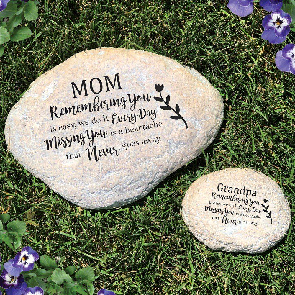 Engraved Memorial Garden Stone Memorial Garden Stones