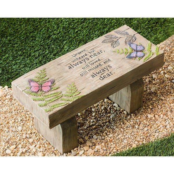 Miniature Garden Double Adirondack Garden Bench