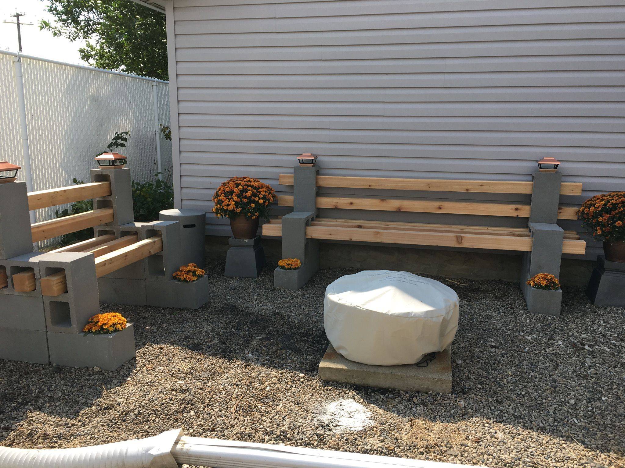 18 Cinder Block Garden Bench Ideas You Gonna Love SharonSable