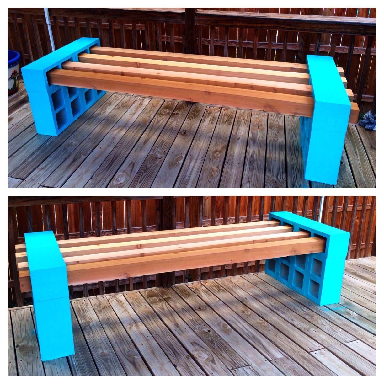 Cinder Block Bench Cinder Block Bench