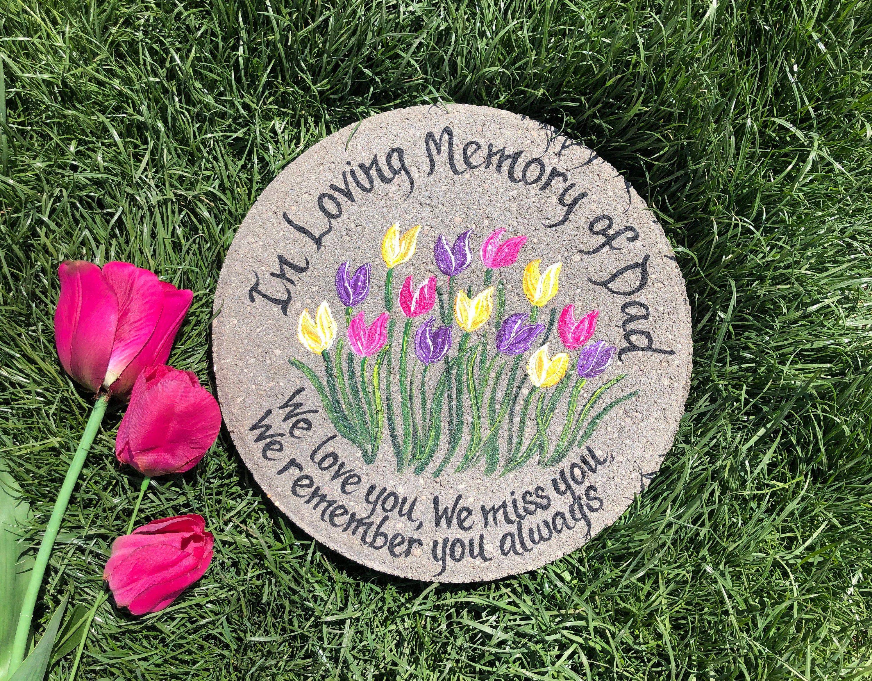 Engraved Pet Memorial Garden Stone