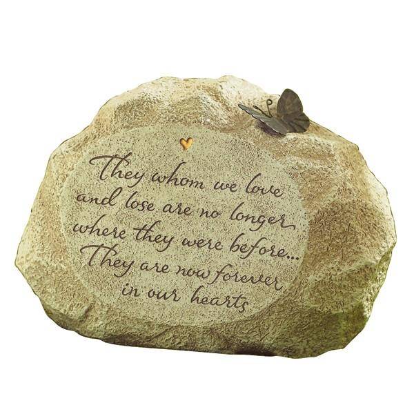 Engraved Sympathy Pet Memorial Large Garden Stone Treasures Made