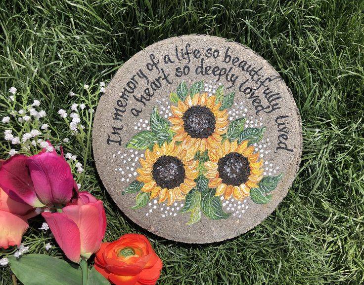 Hand Painted Stepping Stone