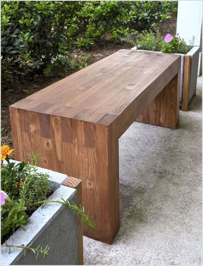 Builtin Deck Bench Seating