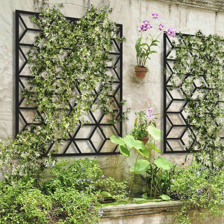 22 Garden Wall Trellis Metal Ideas Worth to Check SharonSable