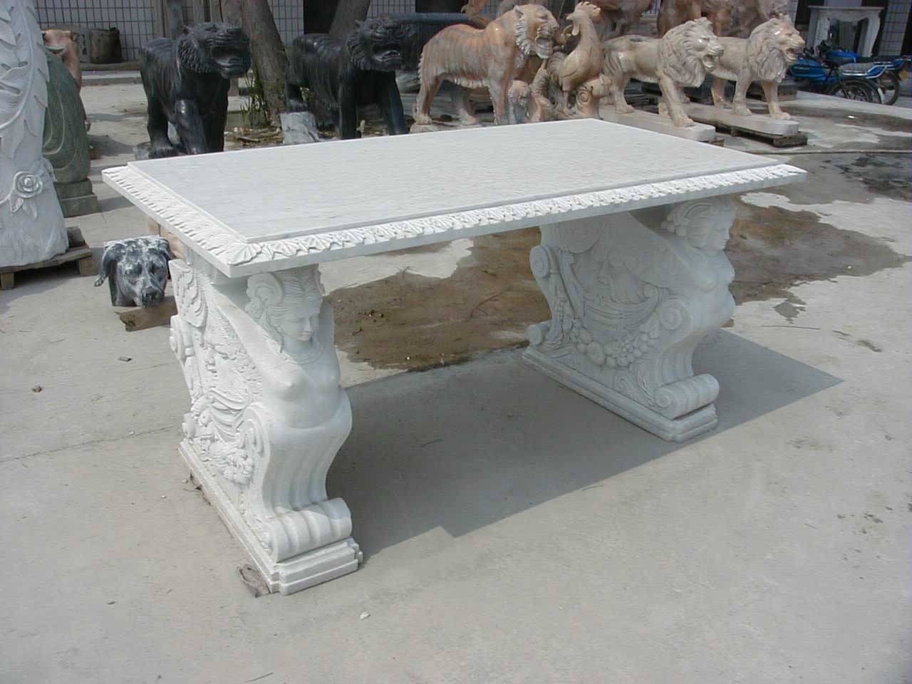 Concrete Garden Bench