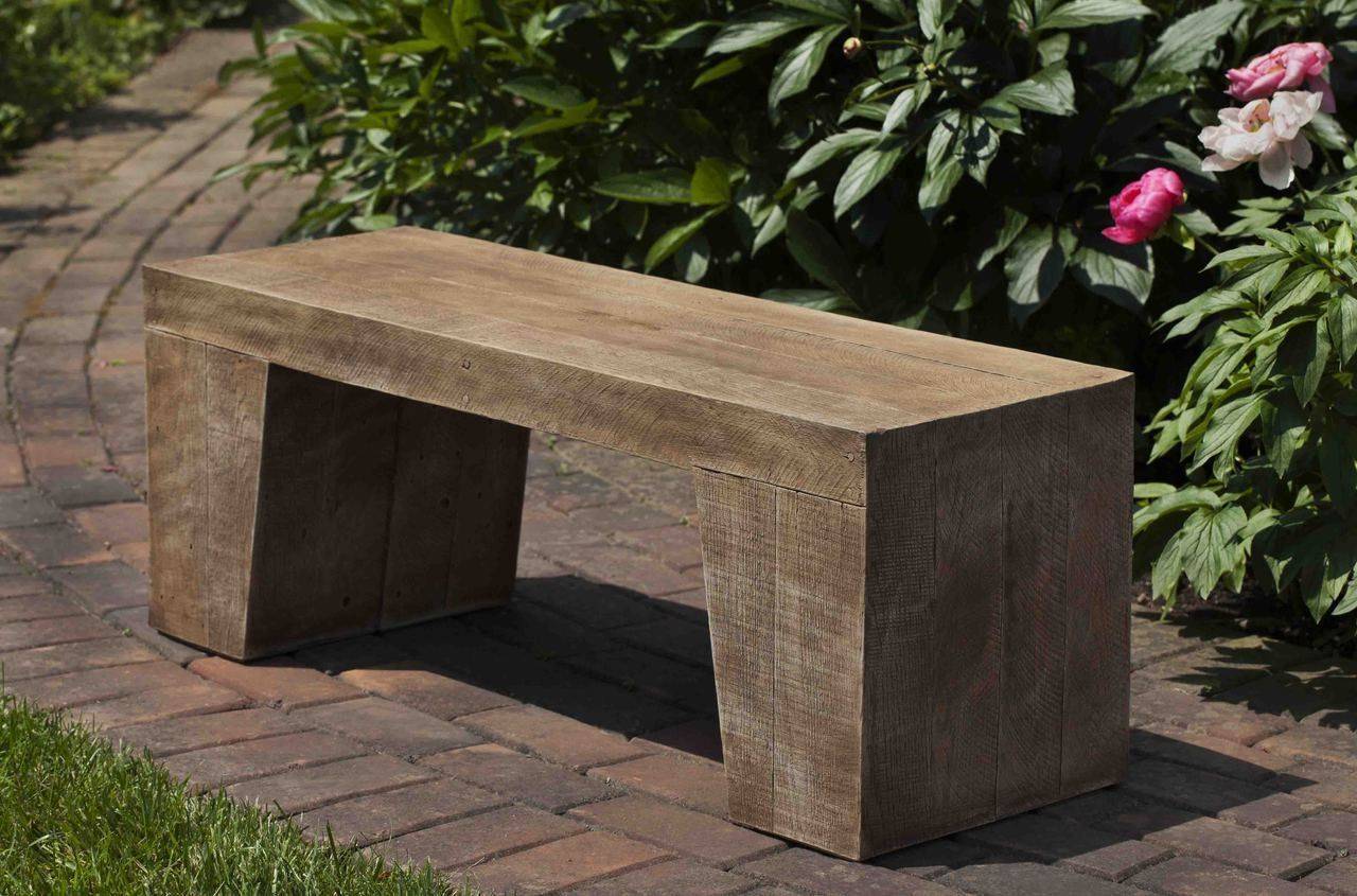 River Stone Garden Bench Stone Garden Bench