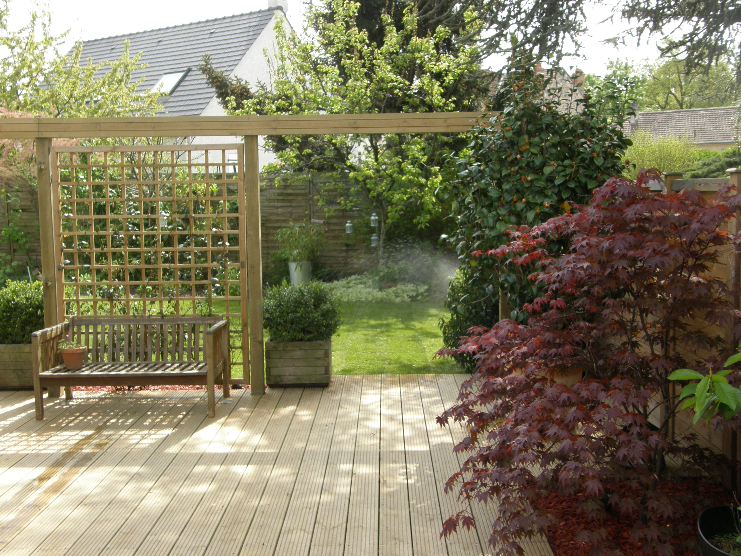 Outdoor Eucalyptus Configurable Privacy Screen Trellises