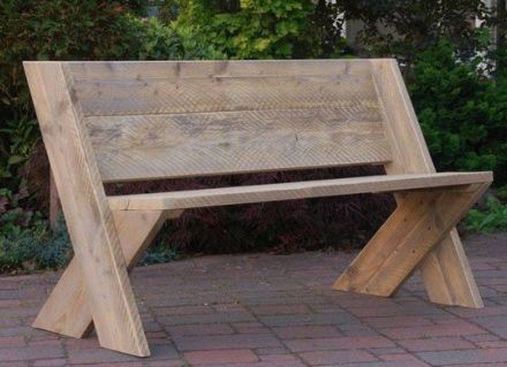 Simple Indooroutdoor Rustic Bench Plan