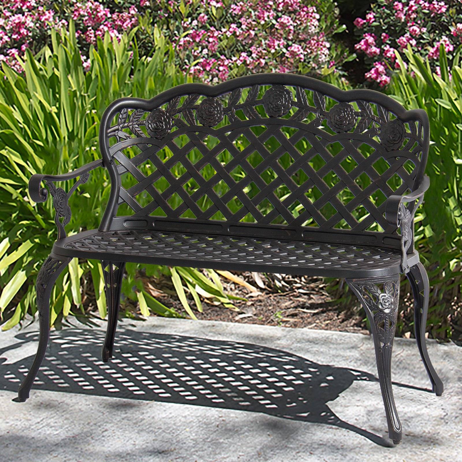 Top Collection Aluminum Garden Bench Home Decor And Garden Ideas