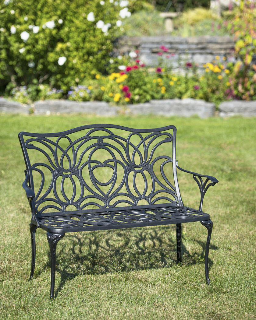 Butterfly Aluminum Garden Bench Outdoor Bench