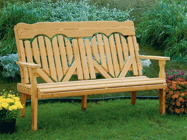 Ipe Hardwood Bench Modern Outdoor Benches