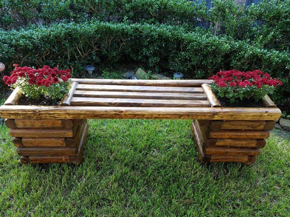 Relaxed Back Reclaimed Barn Wood Dining Benches