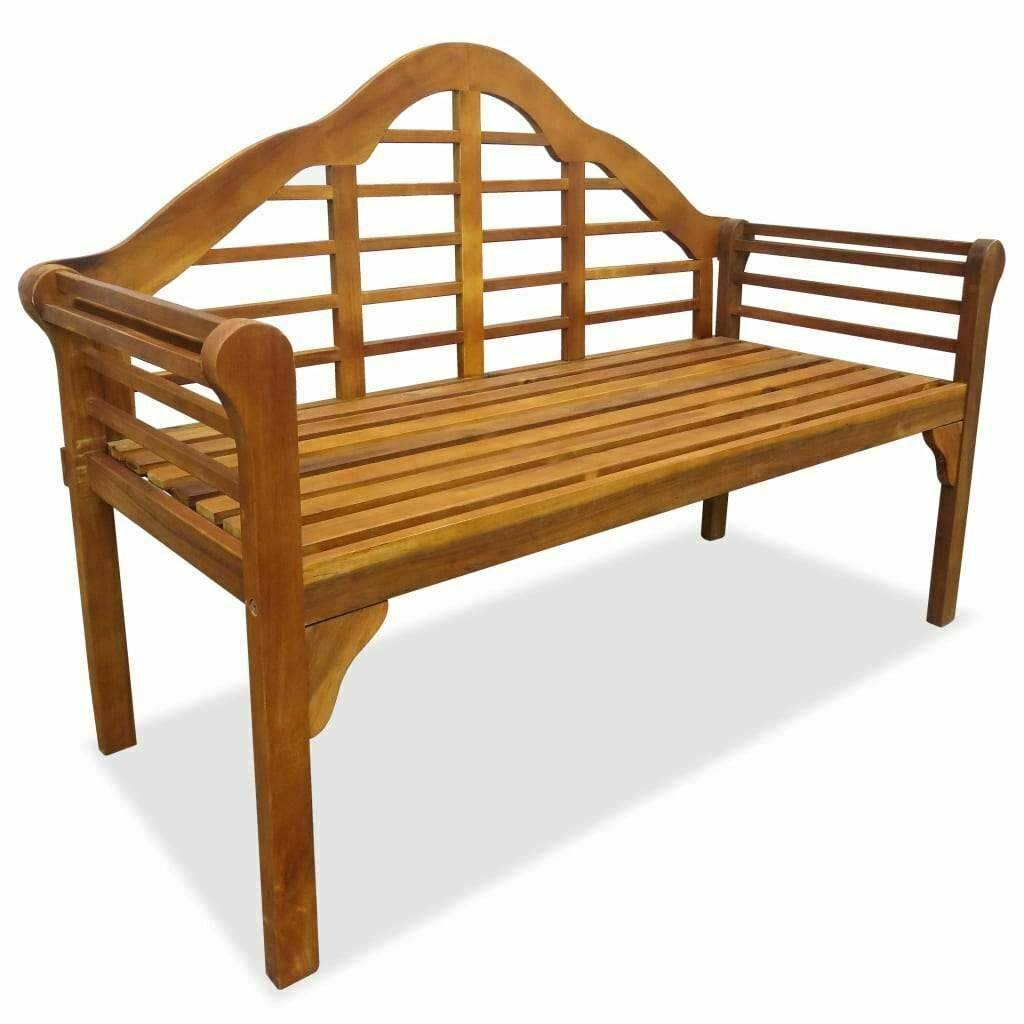 20 Solid Wood Garden Bench Ideas To Consider SharonSable