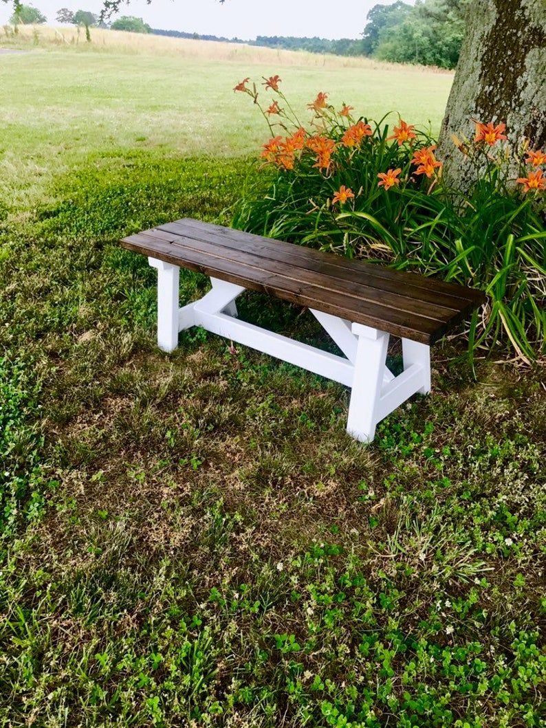 Highland Dunes Casanova Solid Wood Garden Bench