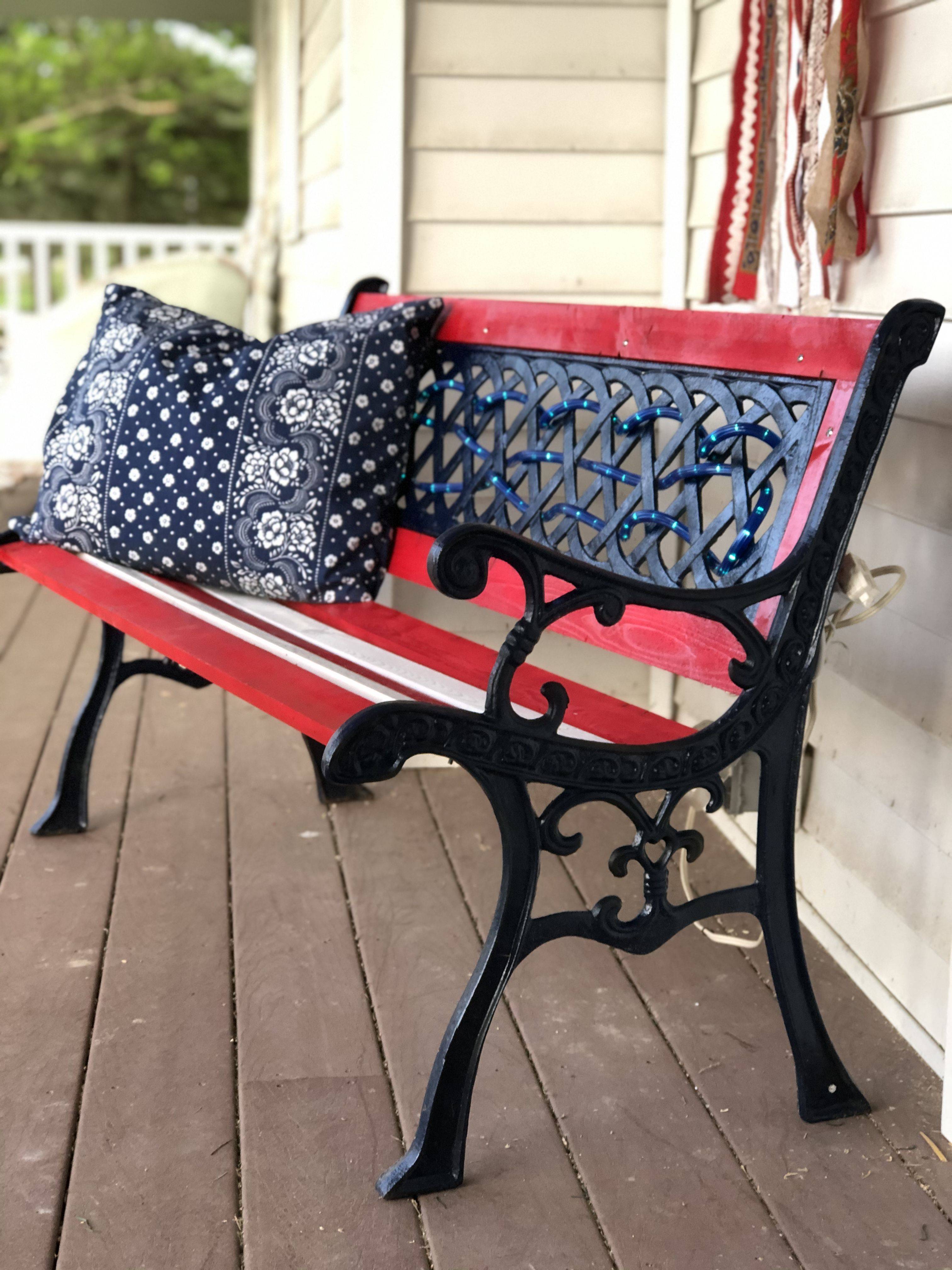 Tubular Steel Garden Benches