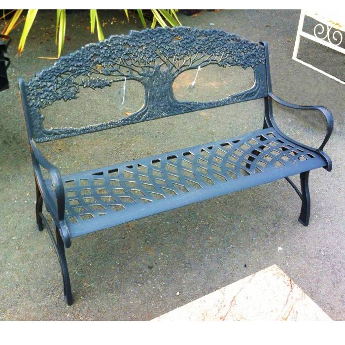 Photos Madeline Vintage Bird Cast Iron Garden Benches