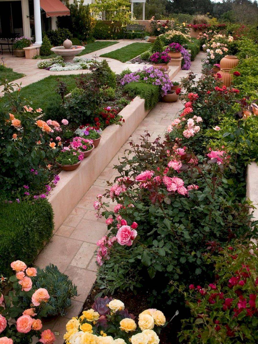 Garden Decorating Ideas Photograph Rose Garden Ideas