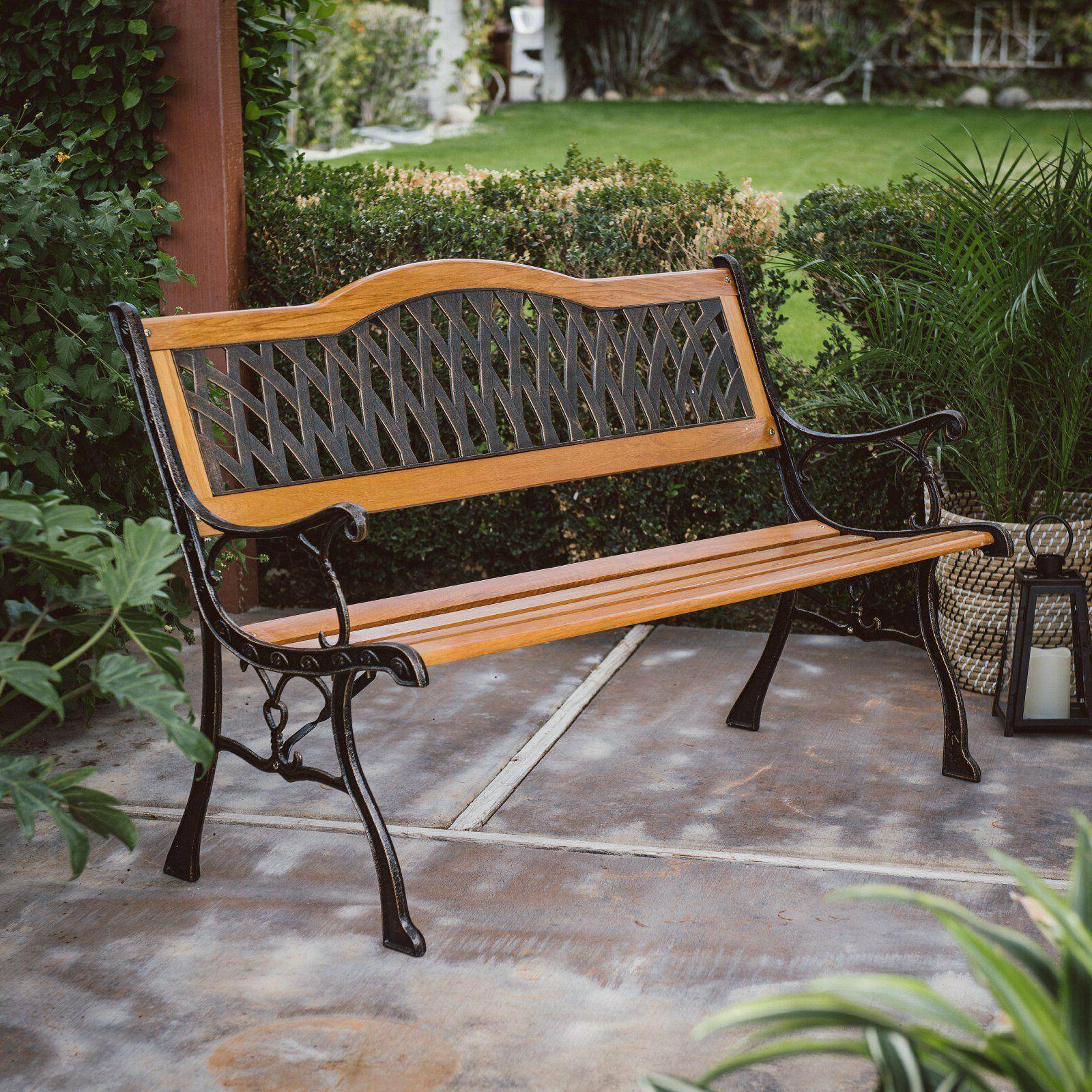 Antiques Atlas Small Cast Iron Garden Bench