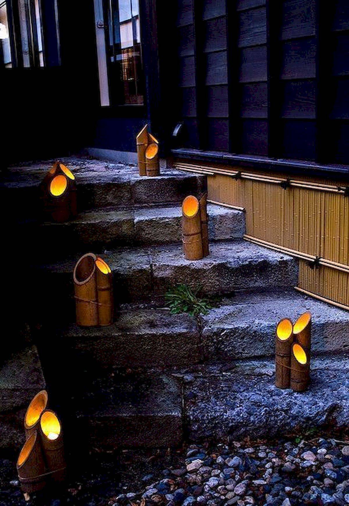 Bamboo Outdoor Garden Lights