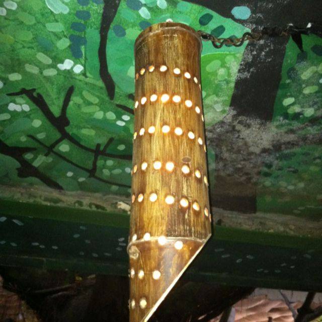 Bohostylebambooceilinglight