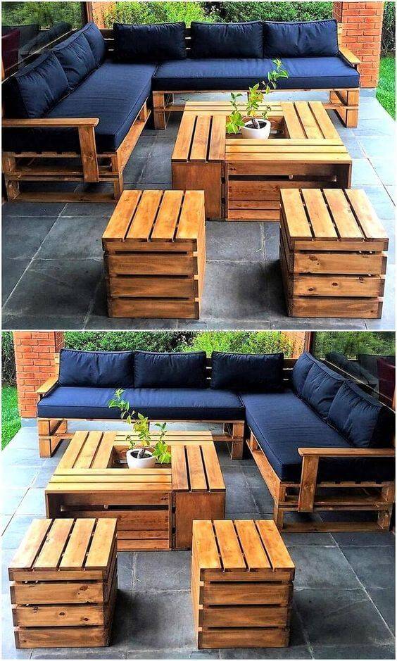 Awesome Pallet Garden Furniture Pallet Garden Furniture