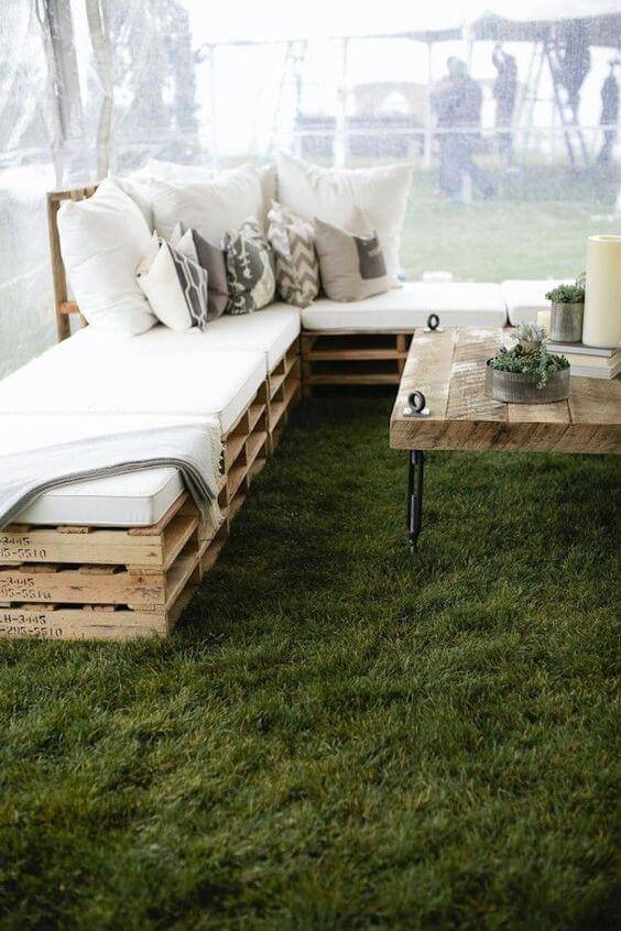 Pallet Garden Furniture Diy Easy Pallet Ideas
