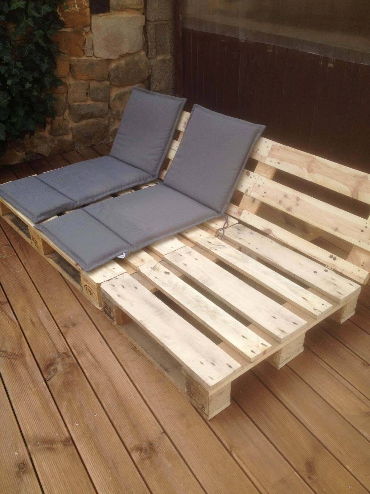 Wood Pallet Outdoor Garden Furniture Pallet Ideas