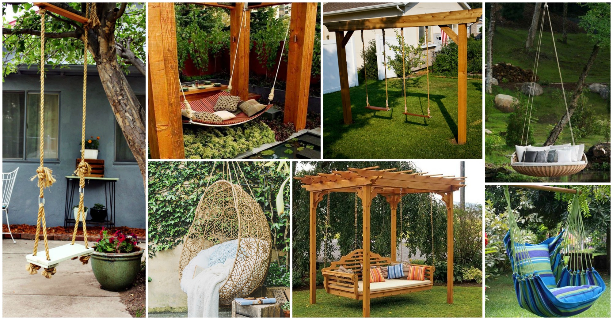 Great Garden Swing Ideas