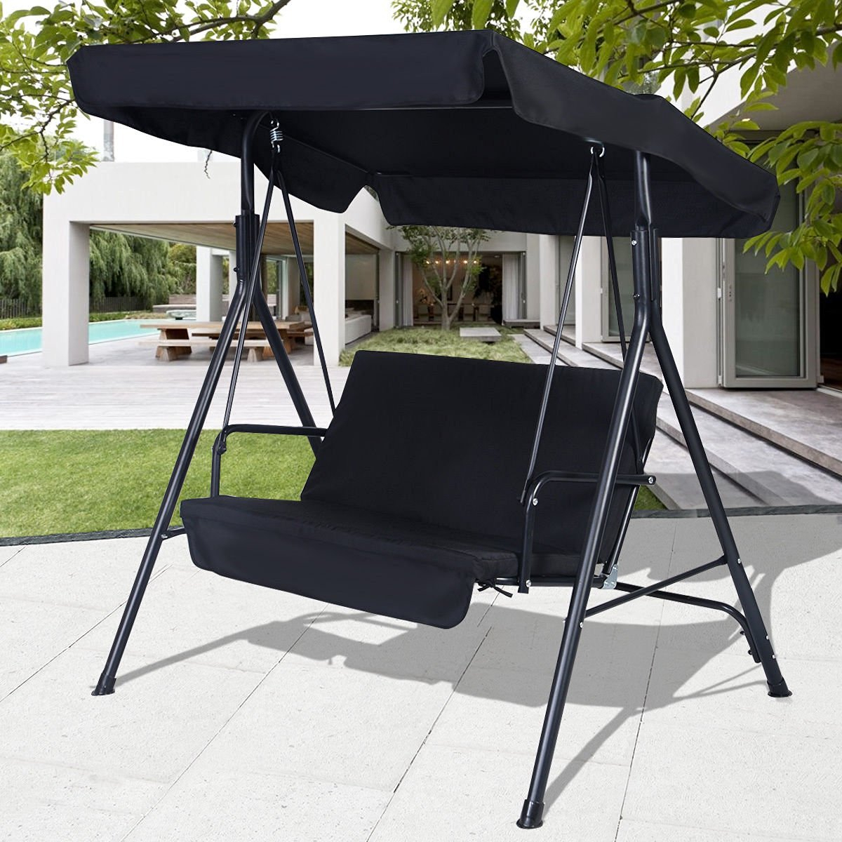 Person Natural Cedar Wood Outdoor Swings
