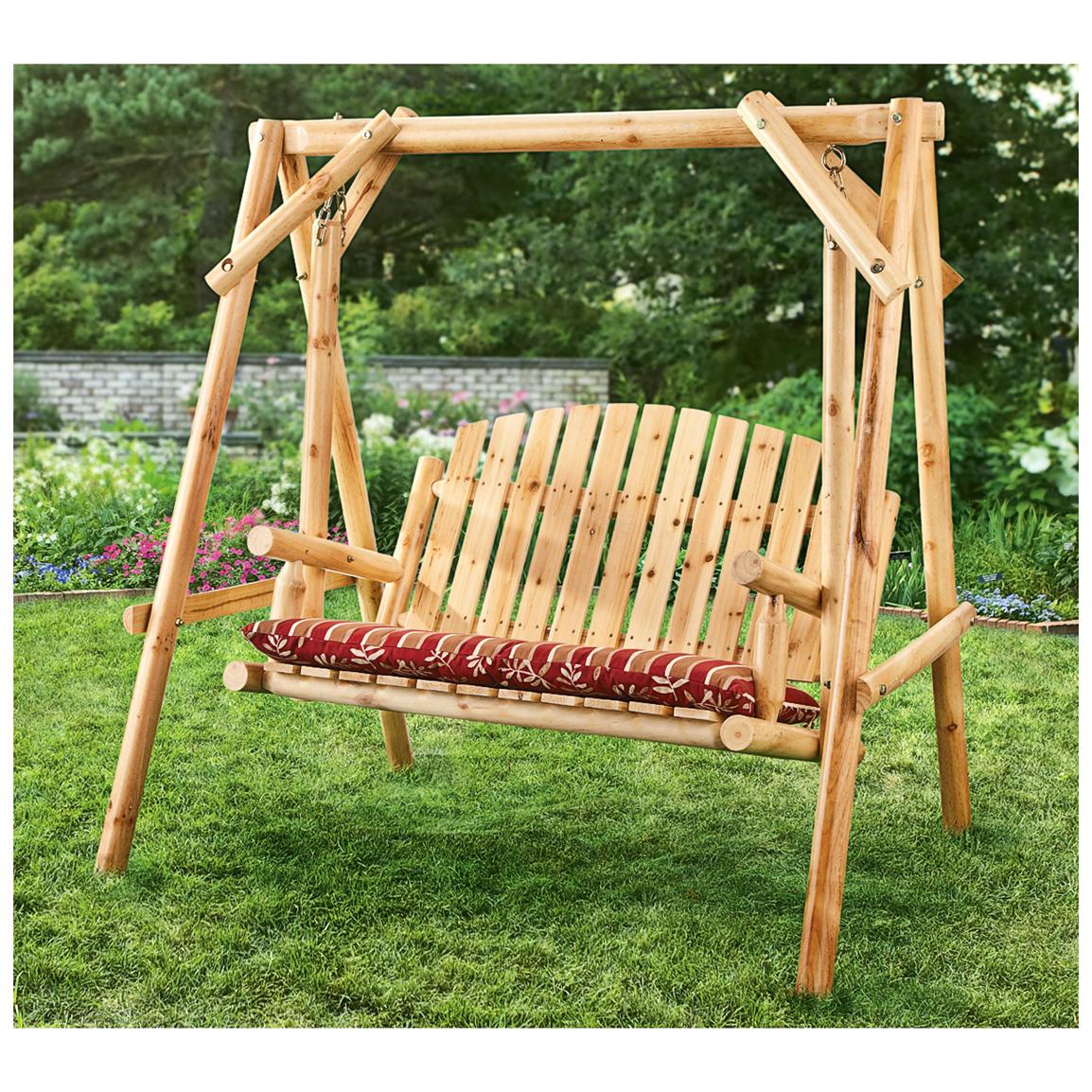 August Grove Leiker Seater Porch Swing