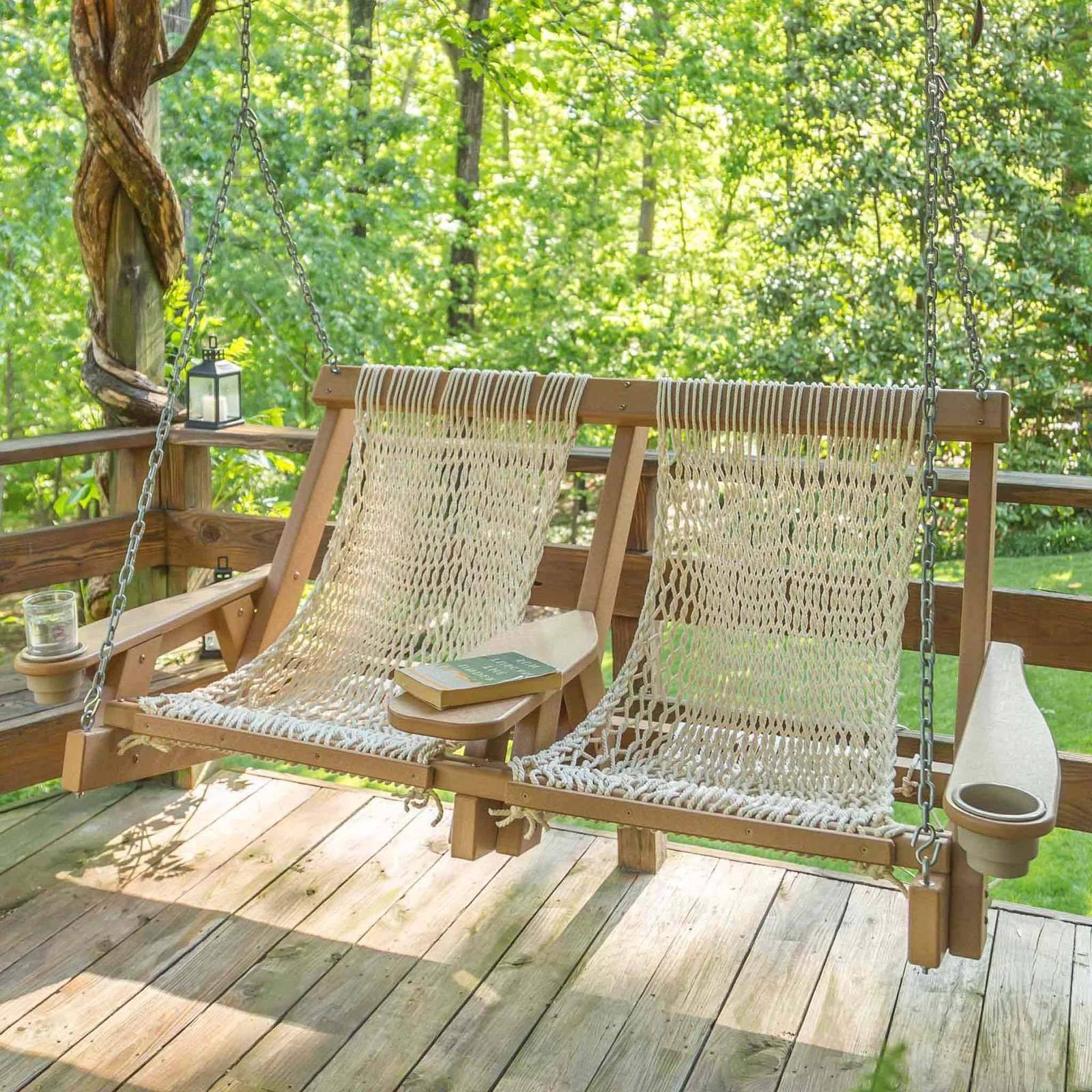 The All American Bed Swing Rustic Porch Swing