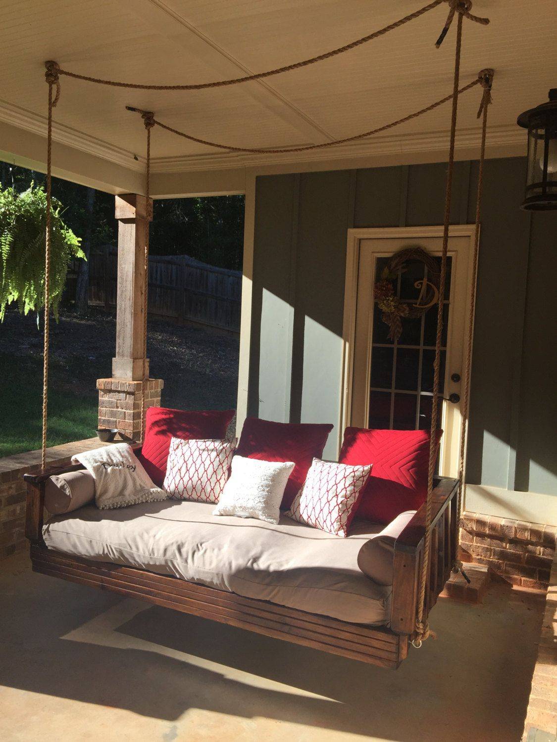 A Budget Diy Porch Swing Bed