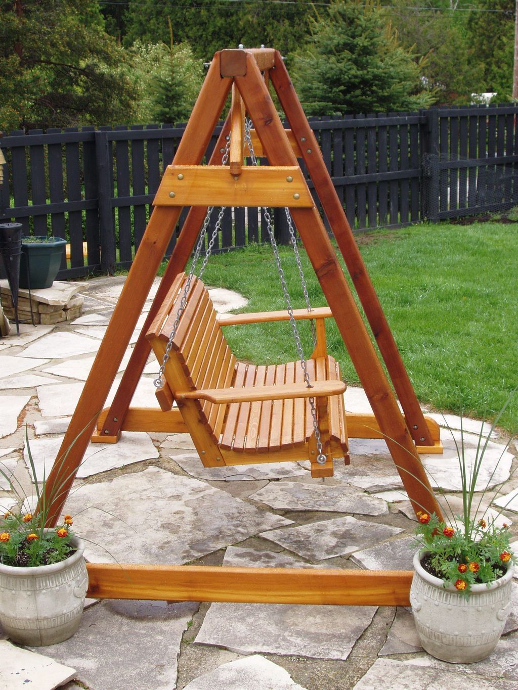 Aframe Wood Swing Sets Woodworking Projects