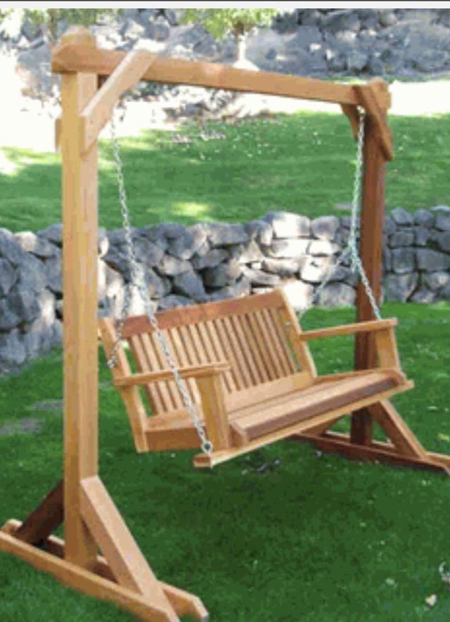 A Diy Backyard Swing Backyard