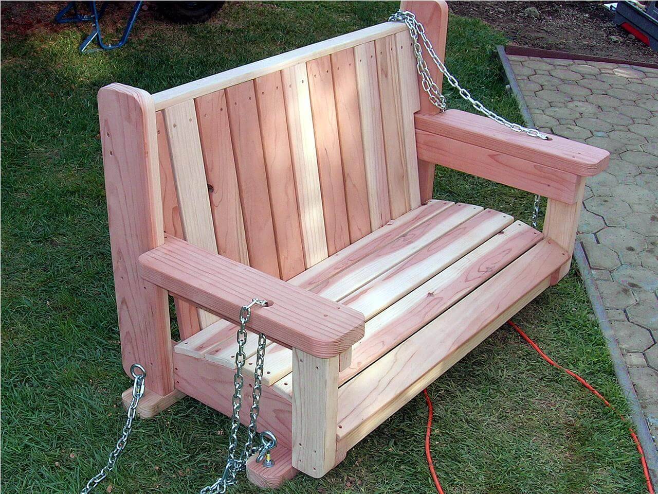 The All American Bed Swing Rustic Porch Swing