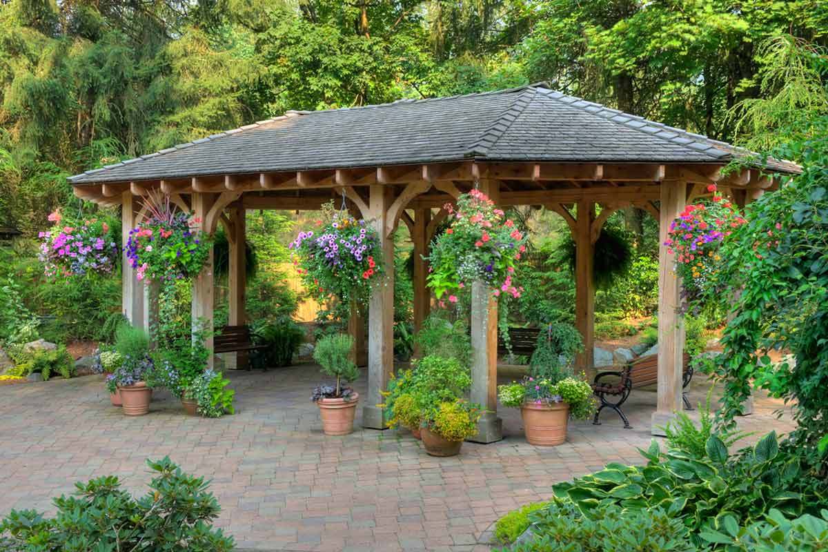 Backyard Gazebo Ideas Quiet Corner