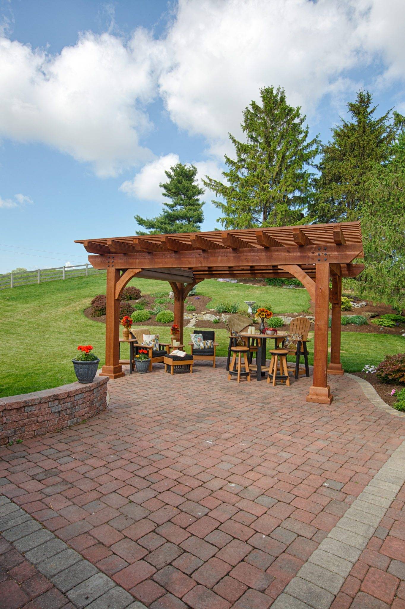 Belham Living Steel Outdoor Pergola Gazebo