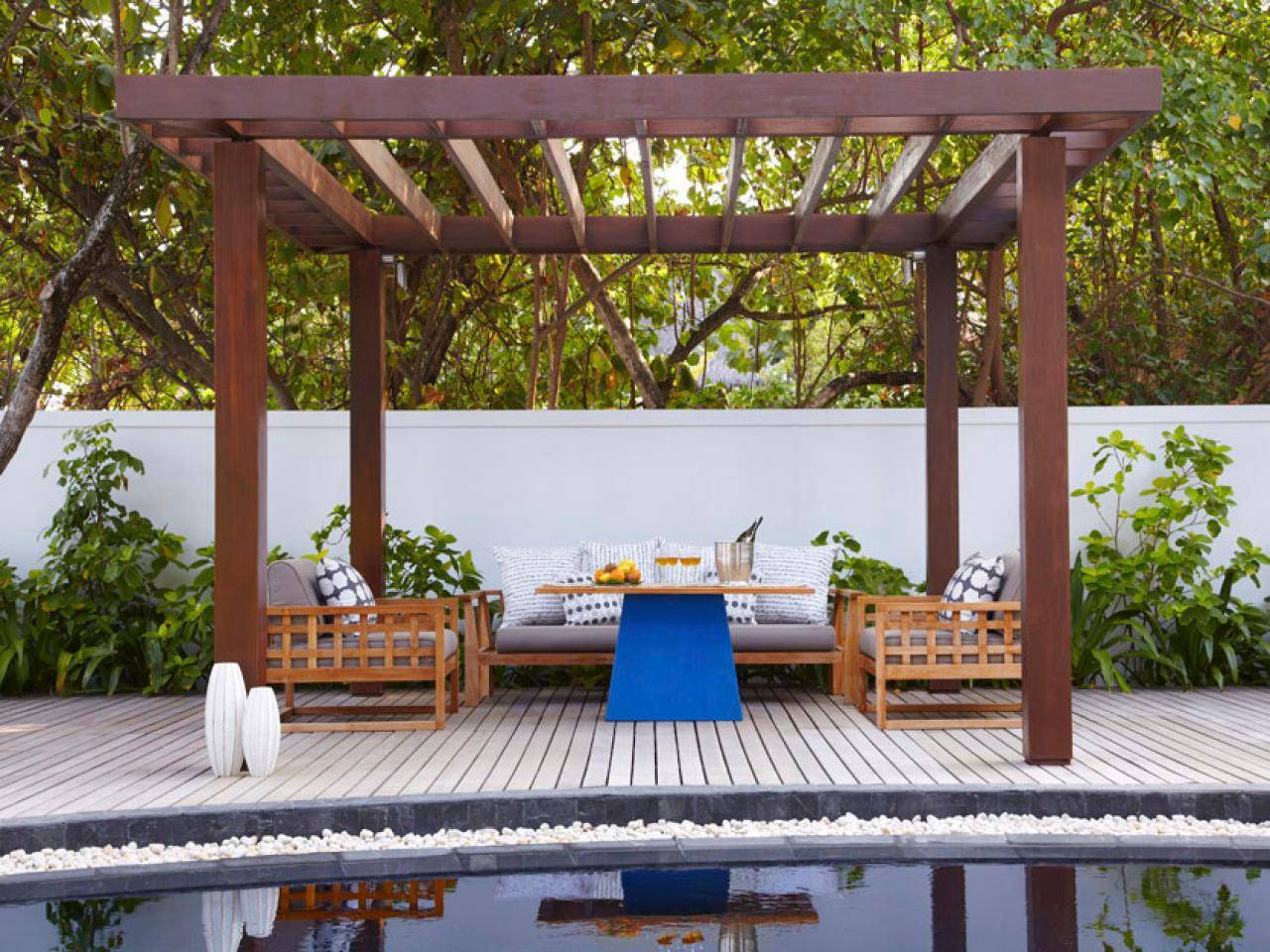Top Wooden Garden Gazebo