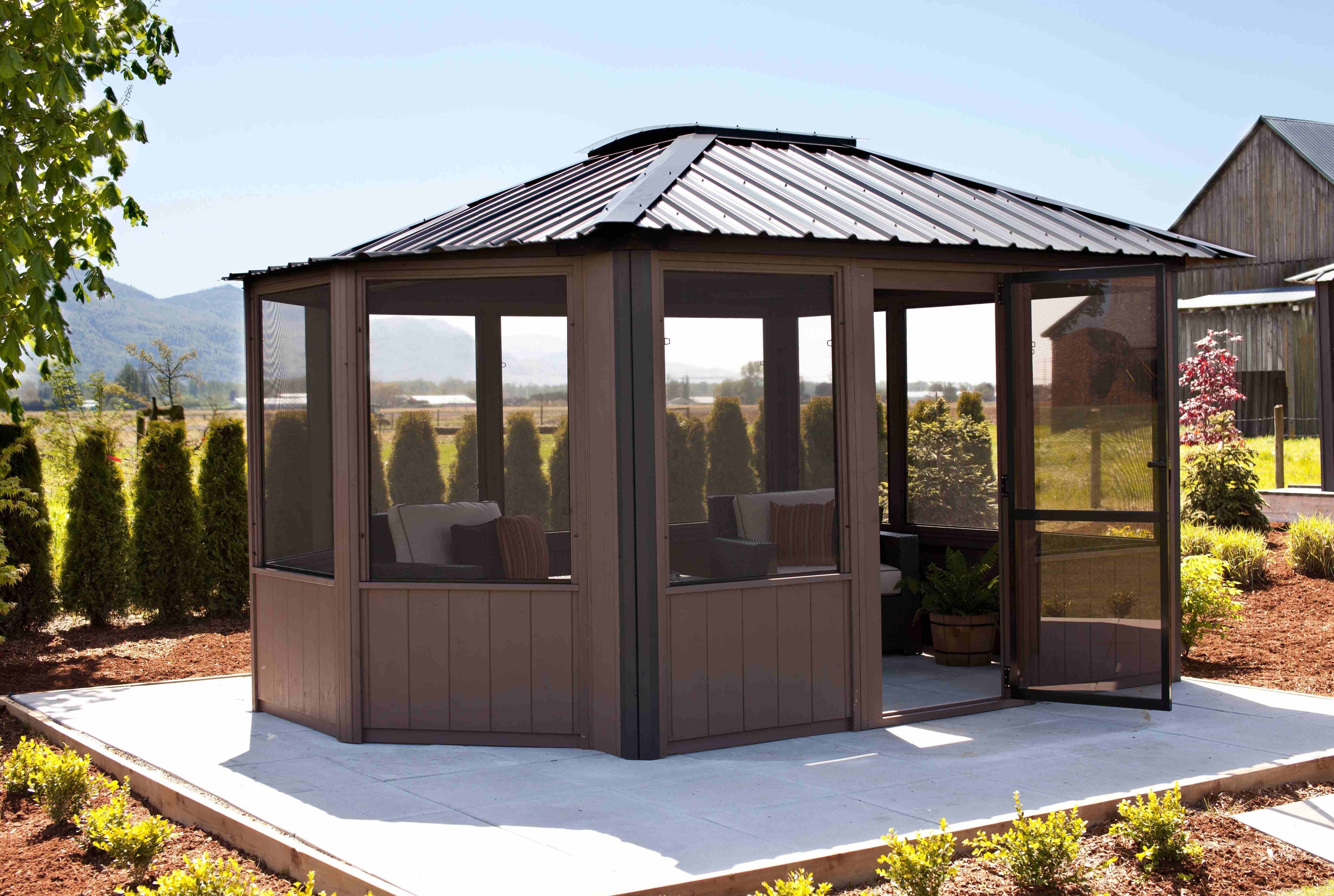 23 Enclosed Garden Gazebo Ideas For This Year | SharonSable