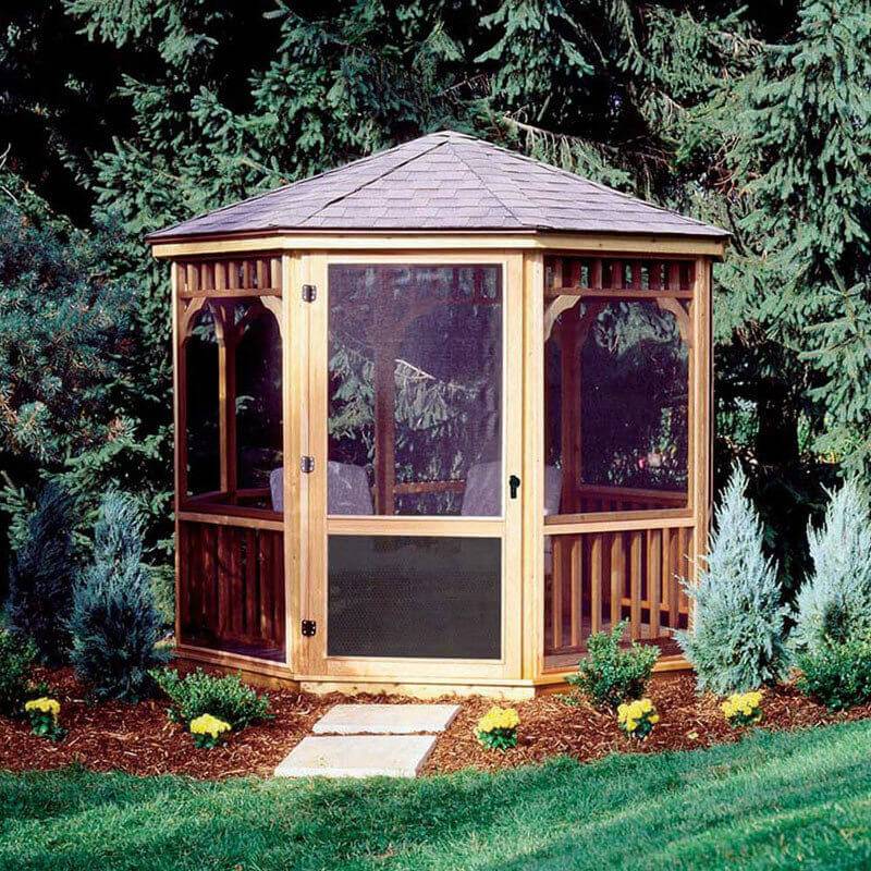 Patio Gazebo Enclosed Covered Roof Ideas Gazebos Canvas Cover Wooden