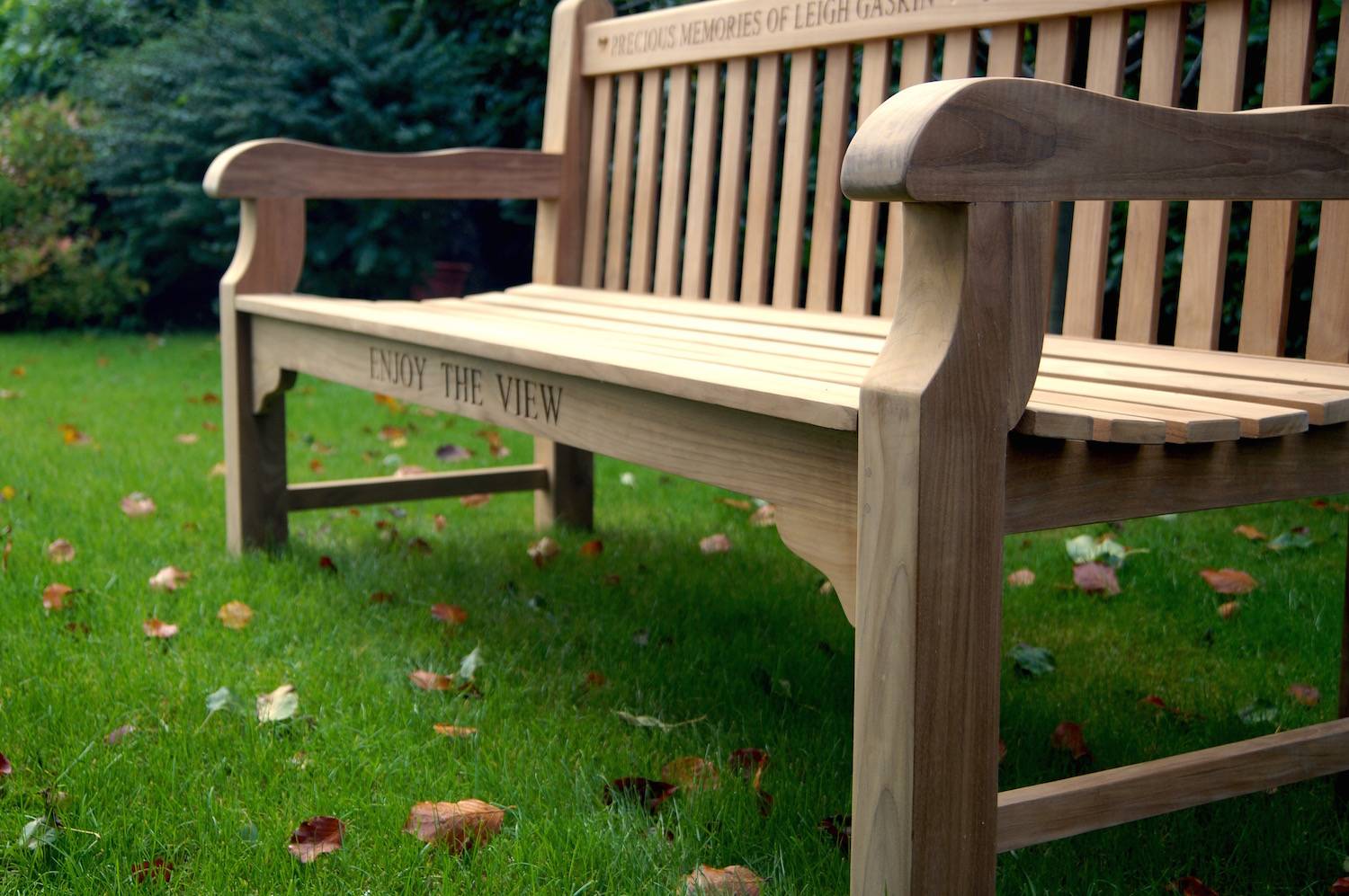 Bench Engraving Memorial Benches