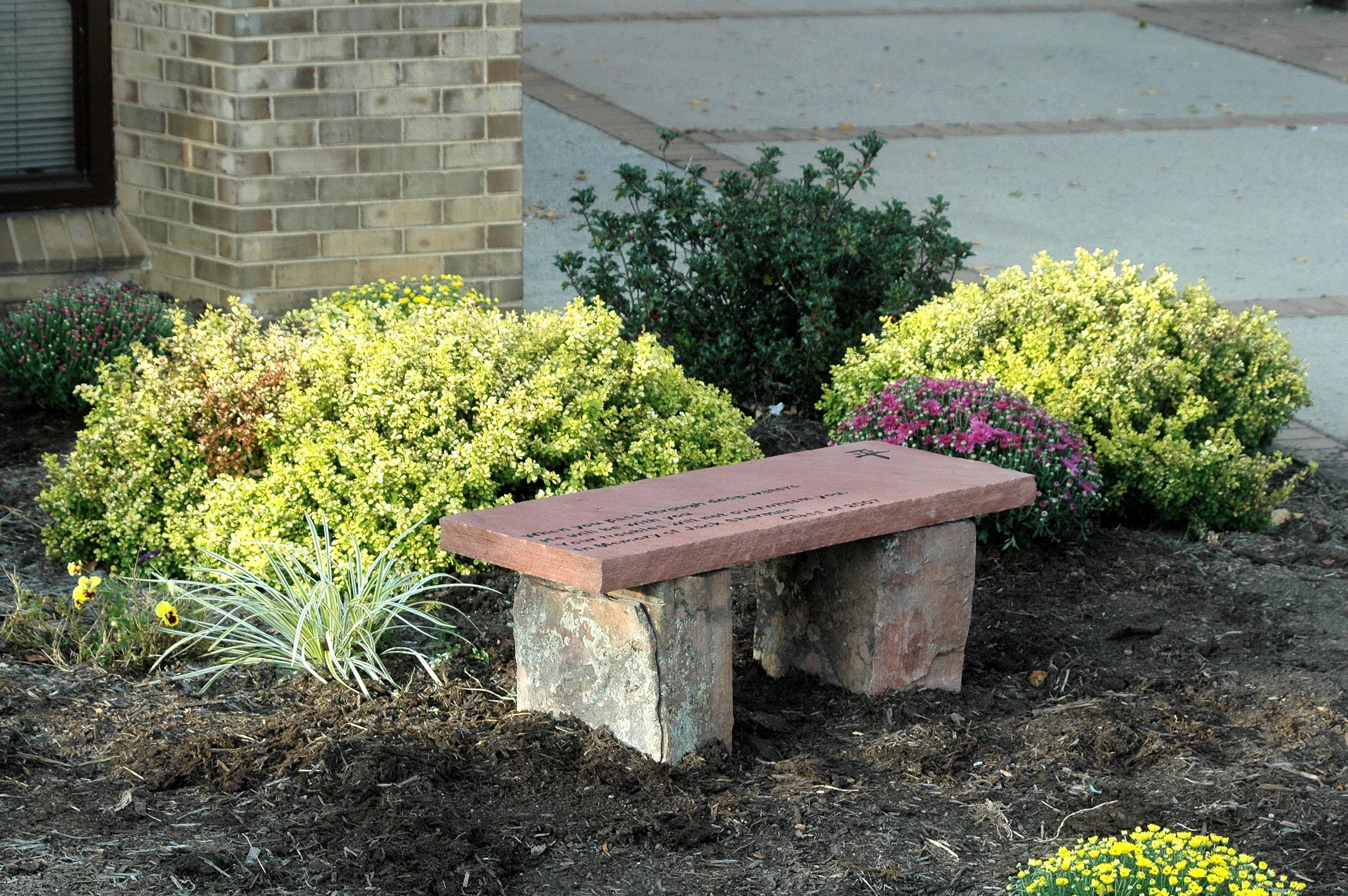 Garden Memorial Bench
