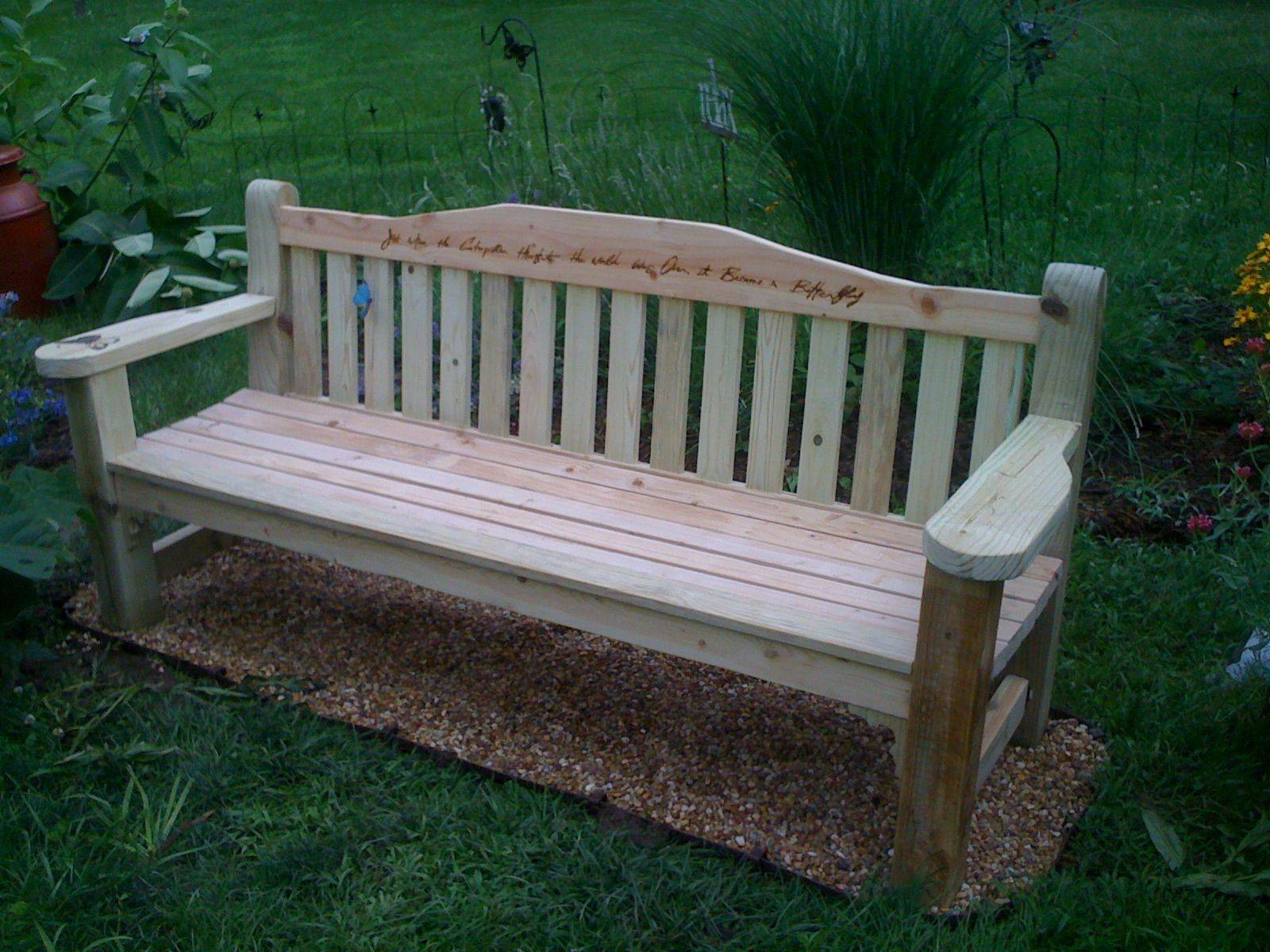 Private Garden Memorial Benches Bergen Designs