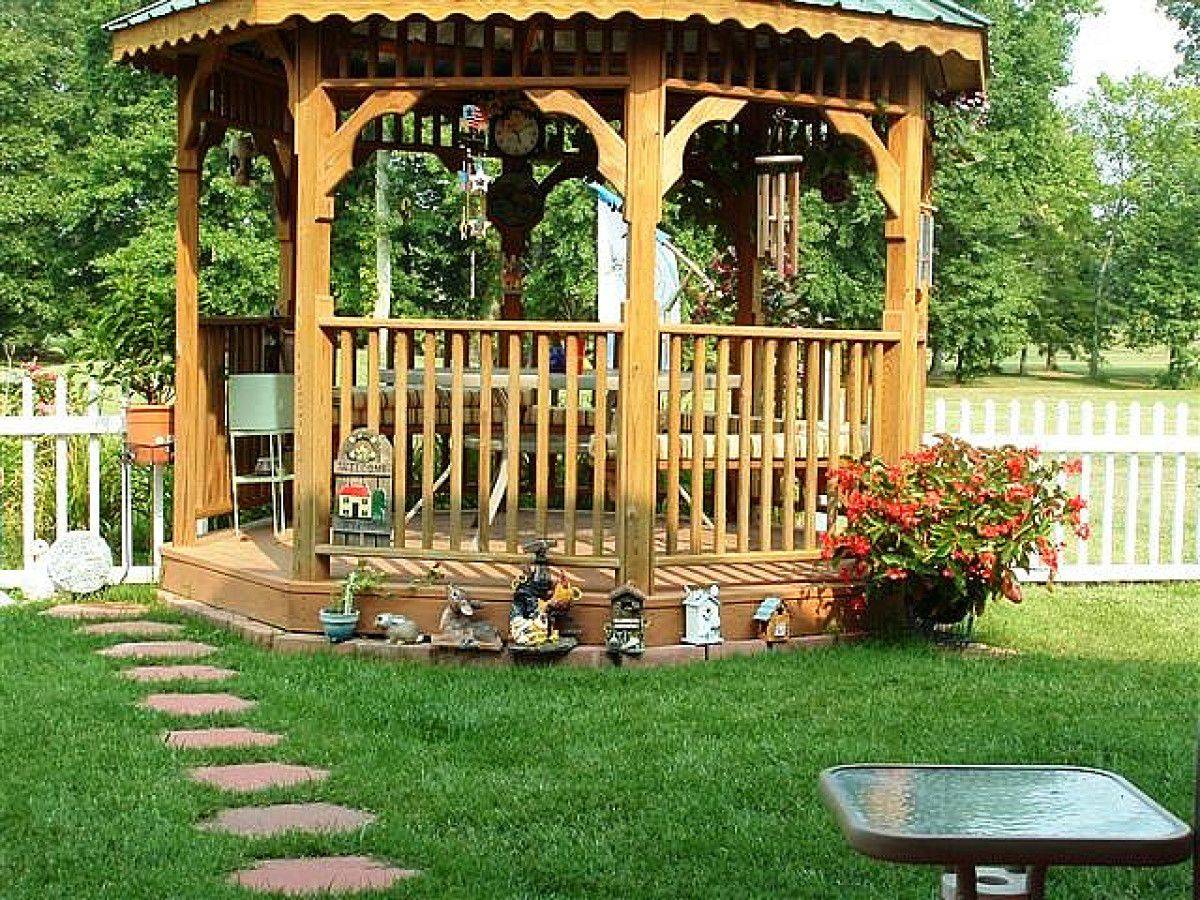 Nice Gazebo Backyard Garden Landscaping Design Ideas Page