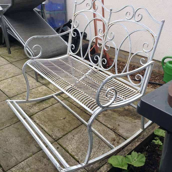 A Rare Antique Four Seasons Cast Iron Garden Seat