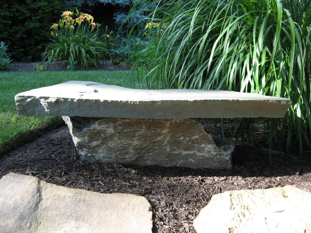 Curvo Natural Sandstone Bench