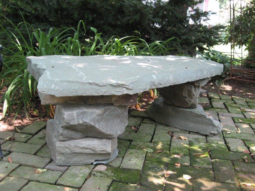 Japanese Garden Seat Concrete Garden Bench