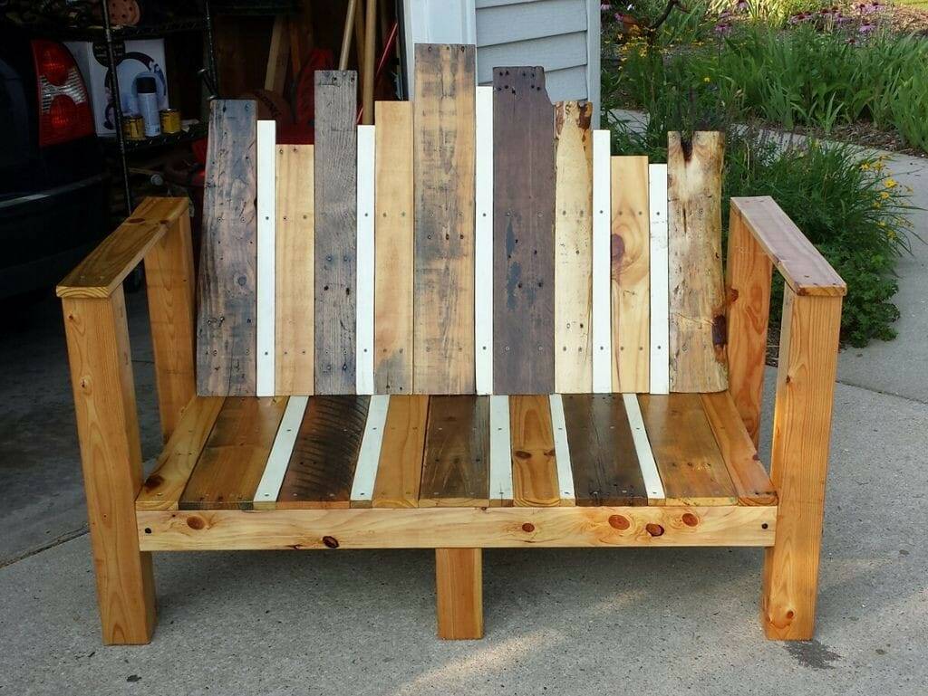 Angels Rustic Wood Bench Wood Bench Outdoor