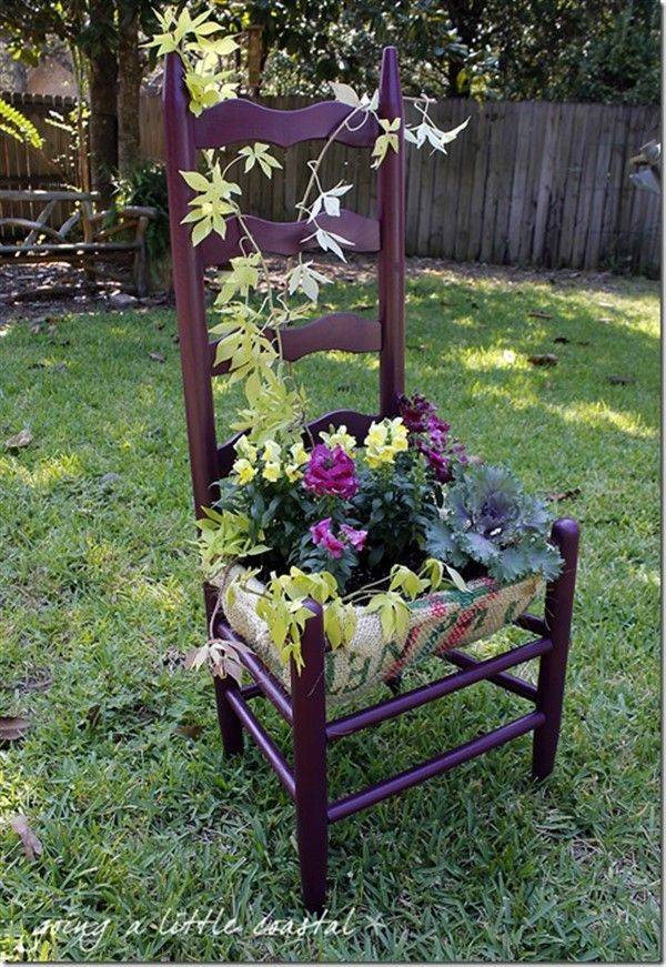 Chair Planter Ideas